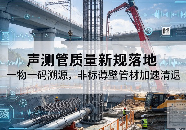 泉港声测管质量新规落地，一物一码溯源，非标薄壁管材加速清退