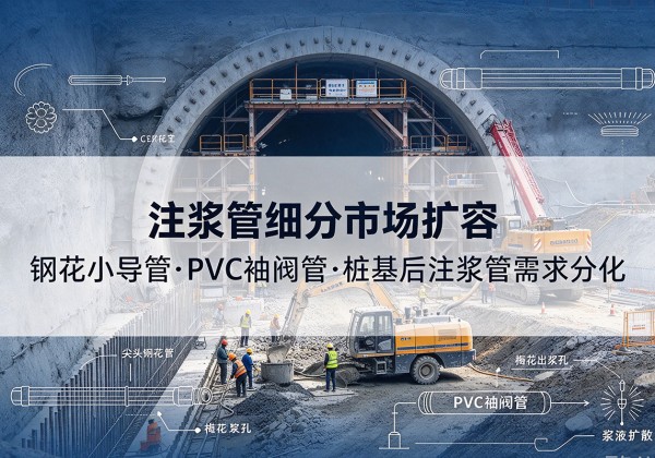泉港注浆管细分市场扩容，隧道钢花小导管、PVC 袖阀管、桩基后注浆管需求分化